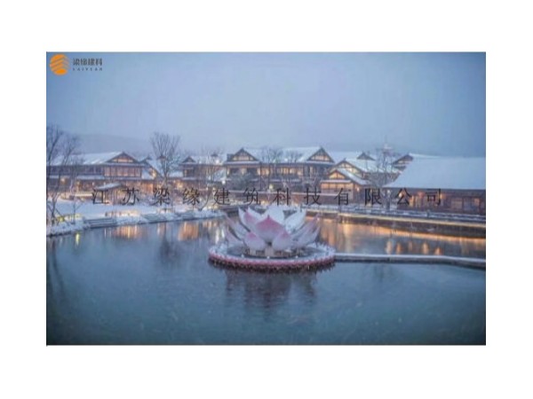 無錫拈花灣木結構外飾面工程