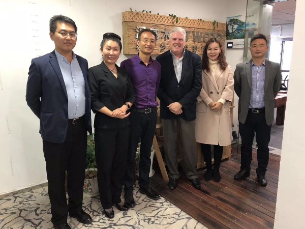 美國俄勒岡州商務代表團來司洽商合作，公司主要領導出席